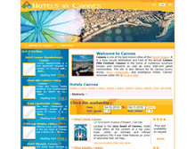 Tablet Screenshot of cannes-hotels-reservation.com
